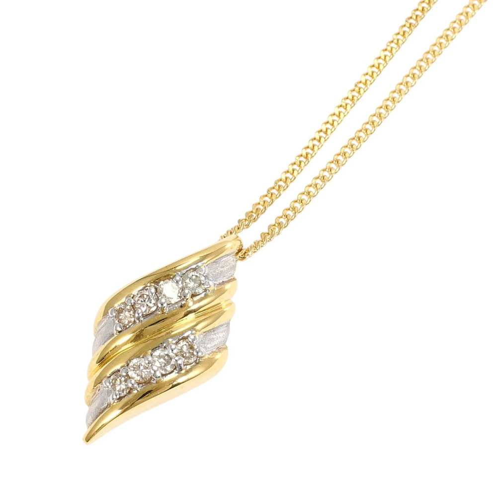 VINTAGE 18k Gold Diamond Necklace